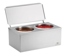 Server Products 92020 Heated Dip Server Warmer Two Wells, Includes 3-quart #10 Jar - Model #443-033