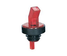 Spill Stop 313-03 - Ban-M Screened Bottle Pourer, Red with Black Collar