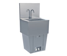 Tarrison TAHSSBF1014 - Hand Sink, pedestal mount, 14" wide x 10" front-to-back x 10" deep sink with stopper
