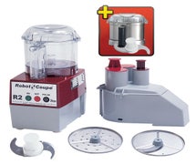 Robot Coupe R2NS 3 Qt. Commercial Food Processor with Additional Bowl and Accessories, Clear - Promo