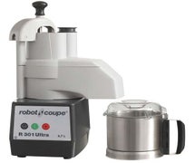 Robot Coupe R301U SERIES D Commercial Standard Food Processor - 3-1/2 Qt., Stainless Steel Bowl
