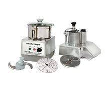Combination Commercial Food Processor - 5.5 Qt. Stainless Steel Bowl, 2 Speed