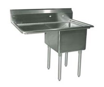 Elkay Sales 141C16X20L18X 1 Compartment Pot Sink, 18" L/R Drainboard, Left