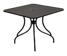 Central Exclusive Metal Indoor/Outdoor Table, 36"x36", Micromesh Top