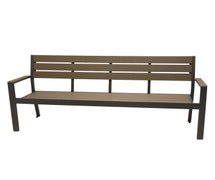 Plantation Prestige 8772100 Durango Bench with Arms, 77.5"x23"