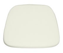 Flash Furniture LE-L-C-WHITE-GG Soft White Fabric Chiavari Chair Cushion