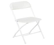 Flash Furniture Hercules Premium Folding Chair 650 lb. Capacity, White