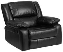 Flash Furniture BT-70597-1-GG Harmony Series Black Faux Leather Recliner