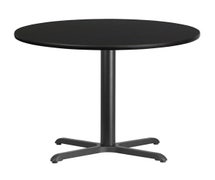 Flash Furniture 36'' Round Laminate Table Top with 30'' x 30'' Table Height Base - Black