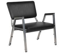 Flash Furniture XU-DG-60443-670-2-BV-GG Black Antimicrobial Vinyl Bariatric Arm Chair