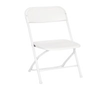 Flash 4-LE-L-3-W-WH-GG Hercules White Big and Tall Folding Chair, Pack of 4