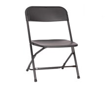 Flash 4-LE-L-3-W-BK-GG Hercules Black Big and Tall Folding Chair, Pack of 4