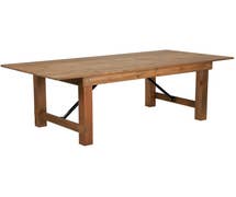 Flash Furniture XA-F-84X40-GG Hercules Series Folding Farm Table, 7' x 40"