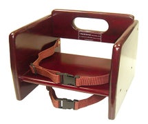 Central Restaurant CHB-703 Wood Booster Seat - Mahogany