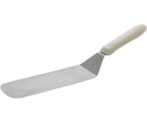 Central Restaurant TWP-90 Flexible Turner - White Handle, 8-1/4"x2-7/8" Blade