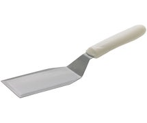 Central Restaurant TWP-61 Hamburger Turner - White Handle, 5-1/8"x2-7/8" Blade