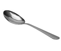 Central Restaurant Medium Weight Dominion Oval Soup Spoon - 18/0 Stainless Steel