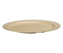 Value Series Melamine Round Dinner Plate - 9" Diam. - Tan or White, Tan