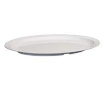 13-1/4"Diam. Oval Platter, White