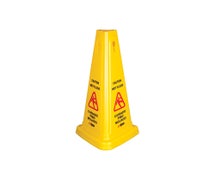 Winco WCS-27T Cone Wet Floor Caution Sign, 27 in