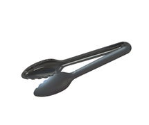 Winco CVST-6K Curv Series 6" Serving Tong, Black