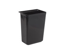 Value Series Refuse Bin for Utility and Bussing Carts, Black