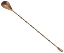 Winco BABS-12AC After5 12" Bar Spoon, Antique Copper