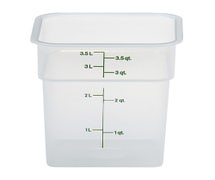 Cambro 4SFSPP190 Camsquare Food Container, 4 Qt.