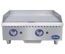 Globe GG24G - Manual/Thermostatic Gas Griddle, 24"W, Thermostatic Controls