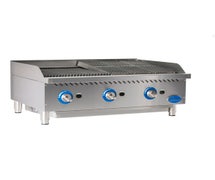 Gas Charbroiler - 36"W, Countertop, Cast Iron Radiant