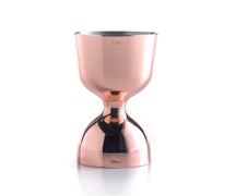 Barfly by Mercer M37006 - Straight Rim Jigger - 1 & 2 oz., Copper