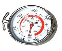 Taylor 6021 Grill Thermometer - 2" Dial, Stainless Steel