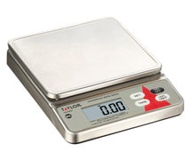 Taylor TE10SSW Digital Waterproof Portion Control Scale - 7-7/16"Wx9-5/8"Dx2-1/4"H