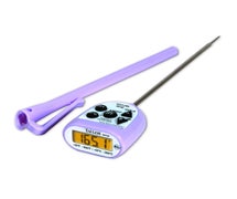 Digital Thermometer with Backlight Display -40 degrees F to +500 degrees F Range, Purple