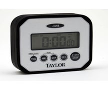 Taylor 5863 Splashproof Clock and Timer With Backlight Display