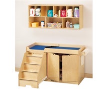Jonti-Craft 5131JC Changing Table - with Stairs - Left