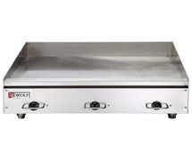 Wolf WEG36E Commercial Griddle - Electric, 36"Wx24"D, 3 Controls, 480V