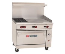 Wolf Ranges C36-S-2B-24GT-N Challenger XL 36"W, 1 Bakers Oven, 2 Burners, Manual Ignition, Natural Gas