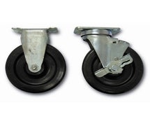 Set of 4 Casters, 4" Wheels - 2 Locking, 2 Non-Locking