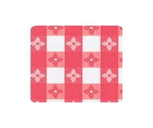 Marko 51515270TM001 - Heavy Vinyl Tablecloth - 52"Wx70"D, Clover Check, Red, By the Each