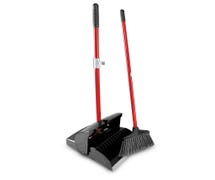 Libman 1193 Deluxe Lobby Dust Pan and Broom Set, Closed Lid (Case of 2)