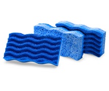 Libman 1075 Non-Scratch Easy Rinse Sponges, Blue, 3-Pack (Case of 8)