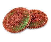 Libman 1239 Copper Power Scrubbers, 2-Pack (Case of 6)