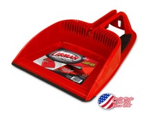 Libman 2125 12" Step-On Dust Pan, Red (Case of 4)