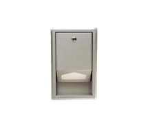 Koala Kare KB134-SSLD Recessed-Mounted Liner Dispenser For Baby Changing Stations, Holds Up To 100 Liners, Stainless Steel