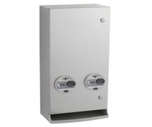 Bobrick B-2706C ClassicSeries Surface-Mounted Napkin/Tampon Dispenser, Free Vendor Operation