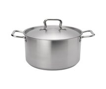 Browne 5733908 - 8 Qt. Elements Stock Pot, Stainless Steel