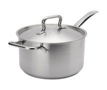 Browne 5734037 - 7 Qt. Elements Sauce Pan, Stainless Steel