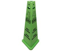 Impact Products 9140 TriVu Three-Sided Wet Floor Sign, Green, 3-Pack