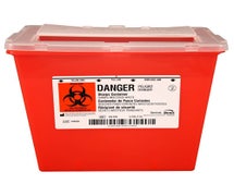 Impact Products 5 Quart Sharps Container, Red, Case of 32